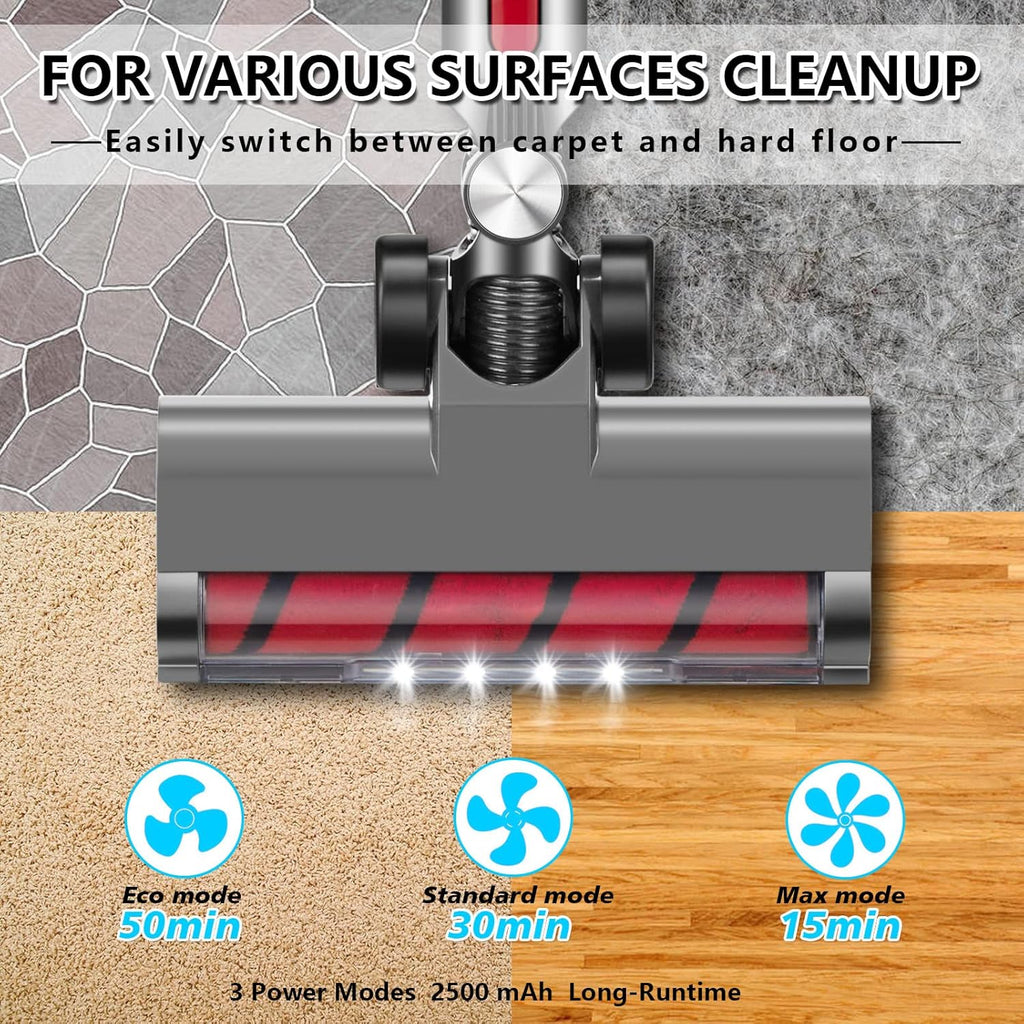 Cordless Stick Vacuum Cleaner with LED Display H6579