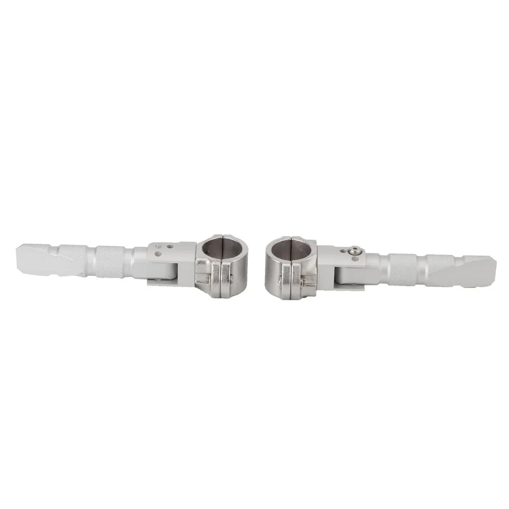 Universal Motorcycle 360 Rotatable Highway Crash Bar Foot Pegs Q580754