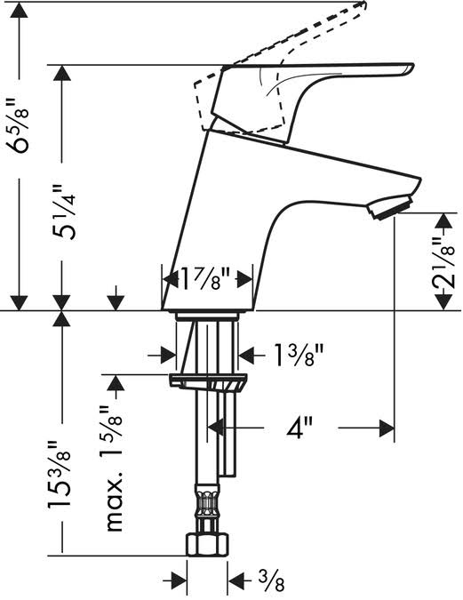Chrome Single Hole Faucet G765868