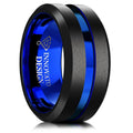 10mm Black Matte Tungsten Carbide Ring L512220