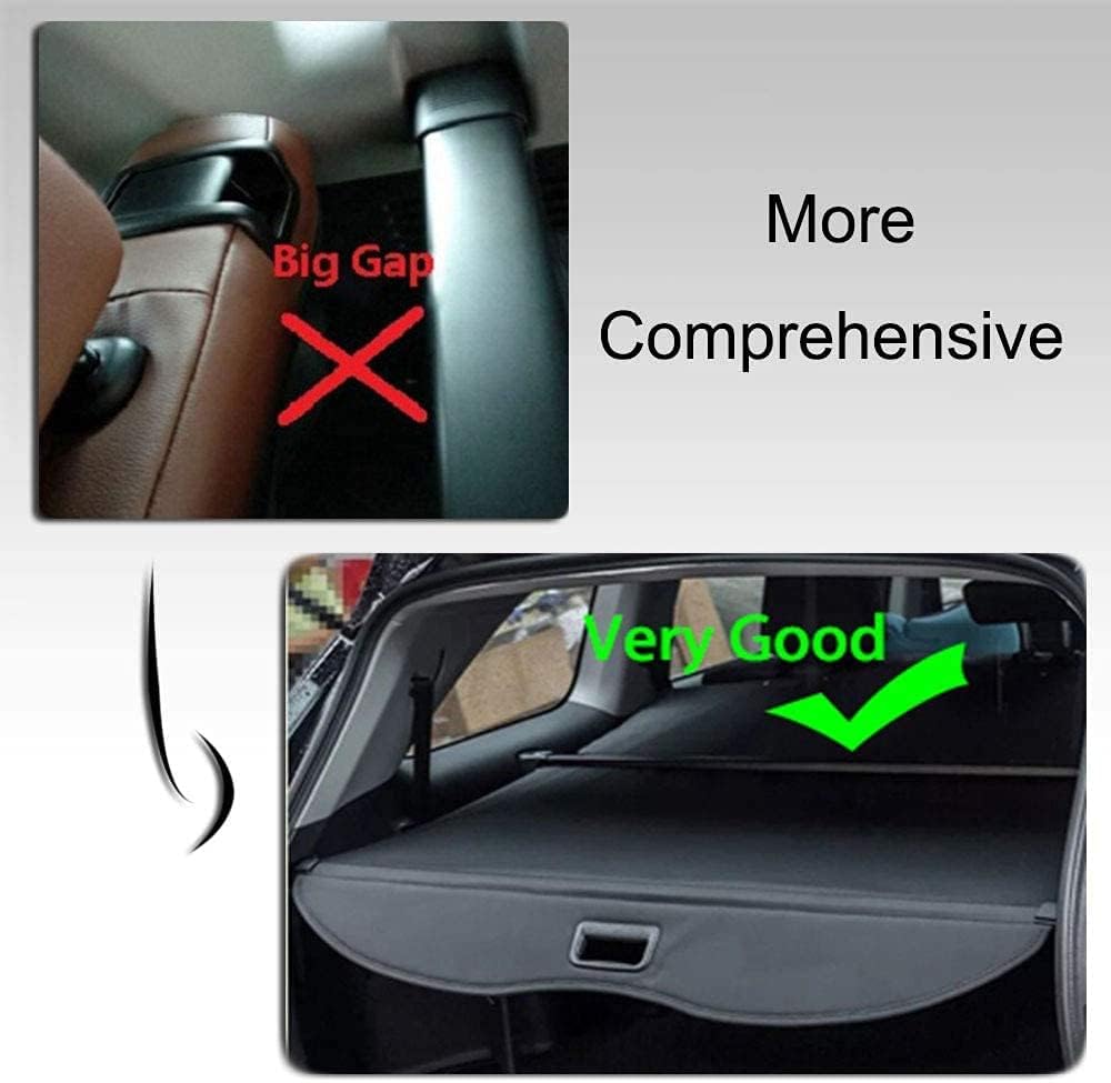 Black Retractable Cargo Cover Pack of 2 S61265