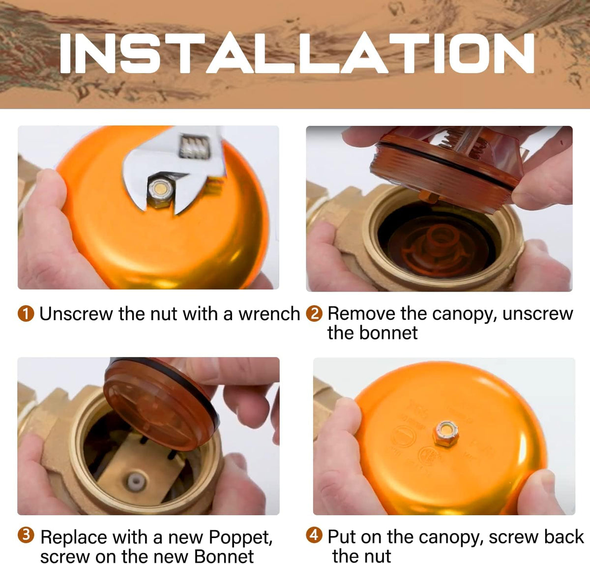 1 & 1-1/4 Backflow Preventer Repair Kit and Check Valve Assembly Repair Kit Q10060