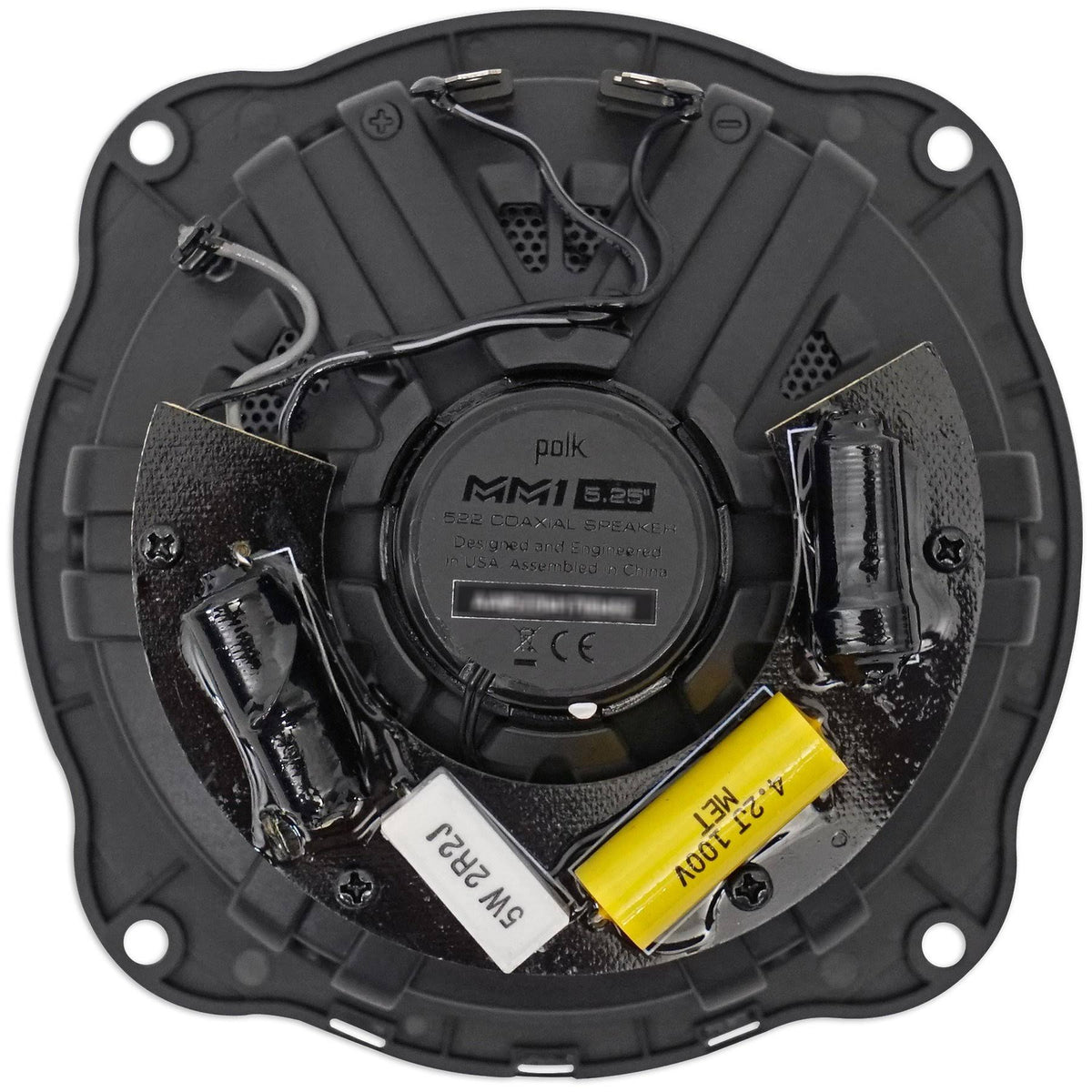 2-way Car Speaker - 5.25x22 - Silver/Black A2825