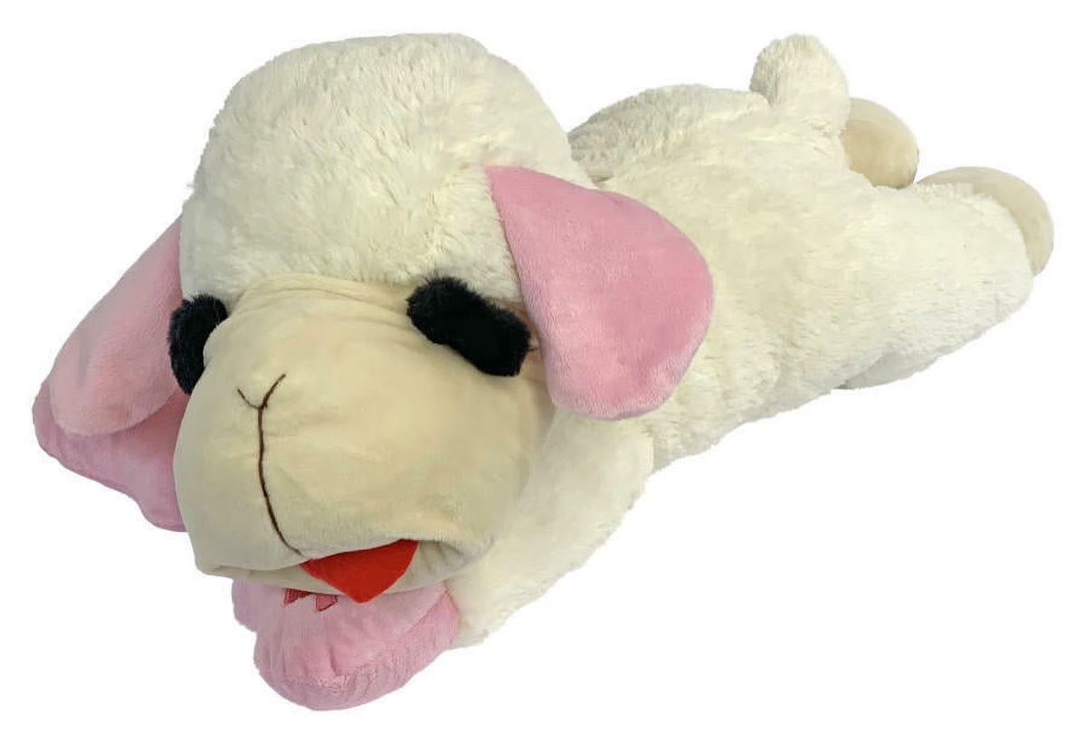 Jumbo 24 inch Plush Dog Toy with Pink Ribbon K182979
