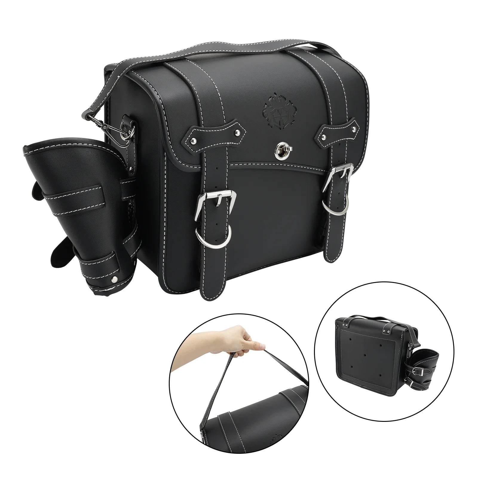 Side Saddlebag Tool Bag Luggage Pouch Storage M-Size R230