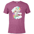 Berry Snow Heather Short Sleeve Blended T-Shirt S113356