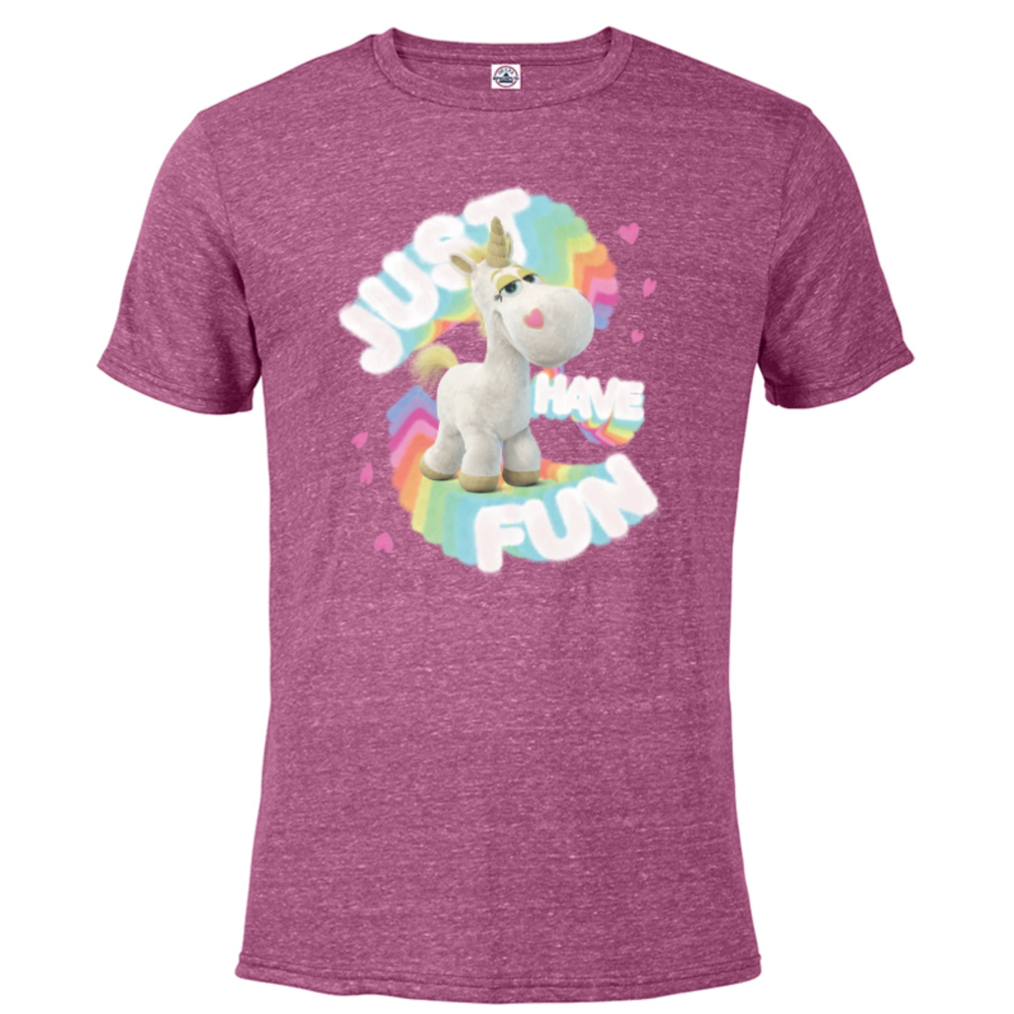 Berry Snow Heather Short Sleeve Blended T-Shirt S113356