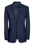 Tailored Fit Solid Navy Wool Suit Y7544