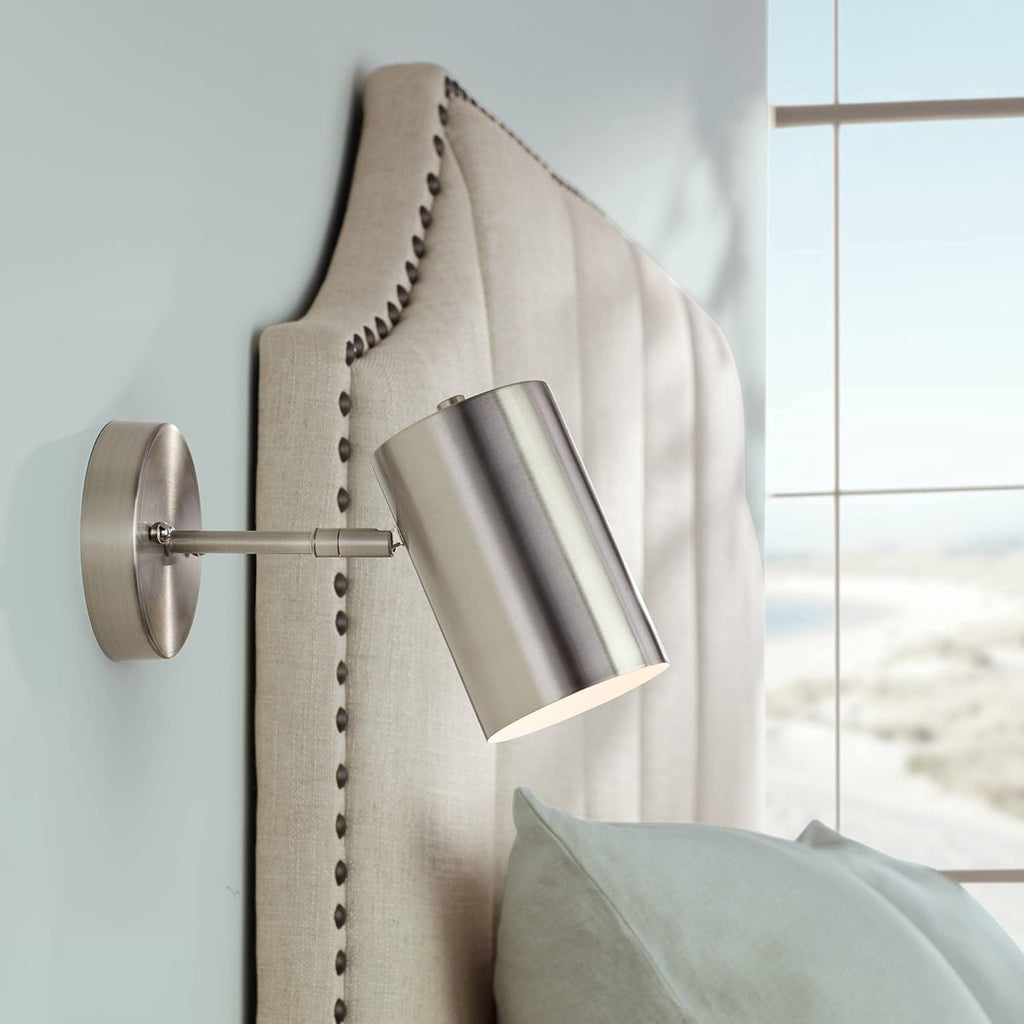 Brushed Nickel Metal Wall Mounted Lamp Light Fixture K4415