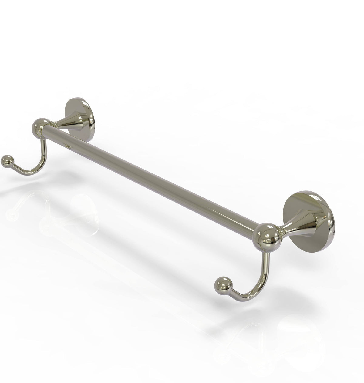 Solid Brass Towel Bar With Integrated Hooks E72533