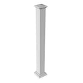 White Blank Post for 36x22 Rail Height V136