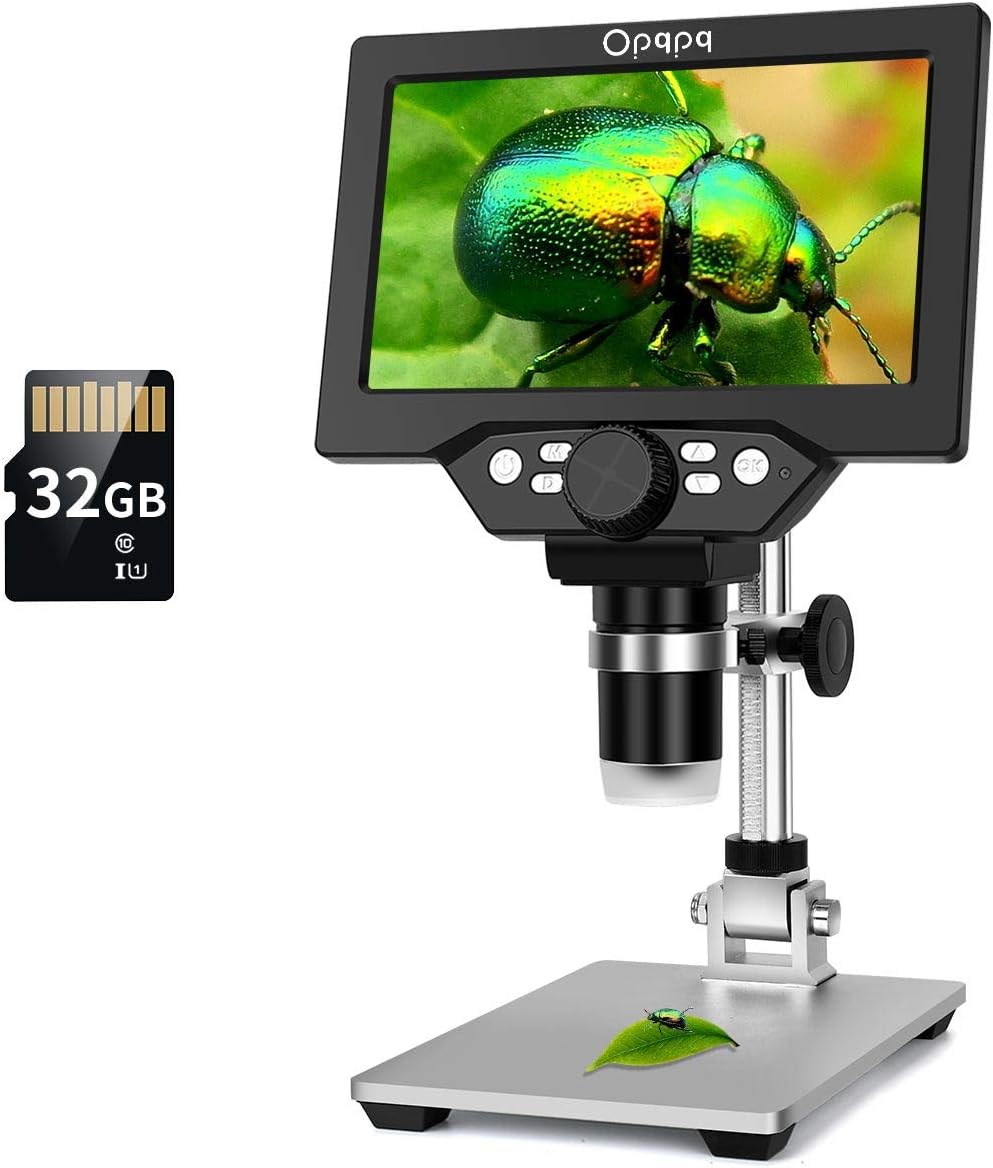 10-1200X 1080P Digital Microscope with Metal Stand J80886
