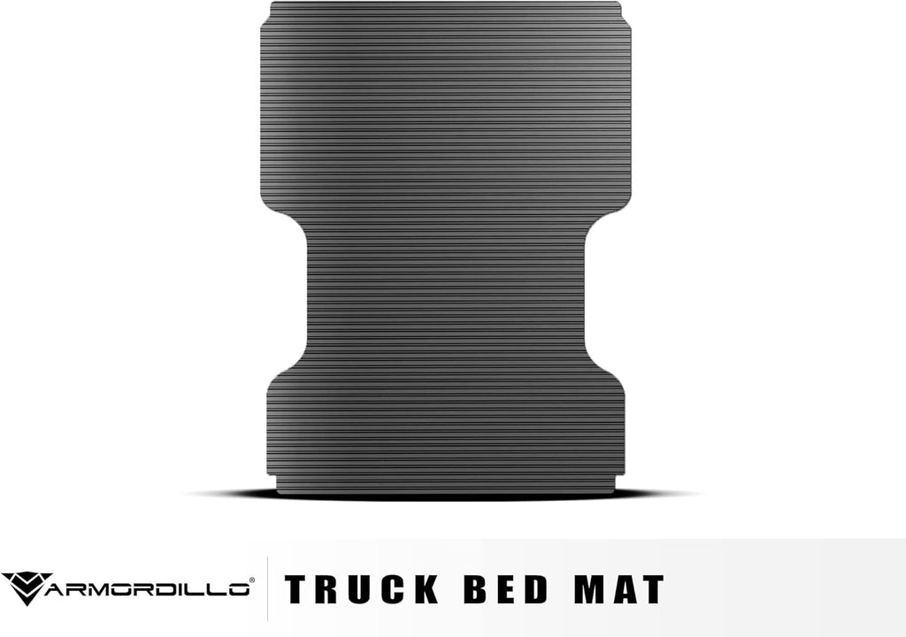 Black Rubber Truck Bed Mat for Toyota Tundra 8 Feet Long Bed N686