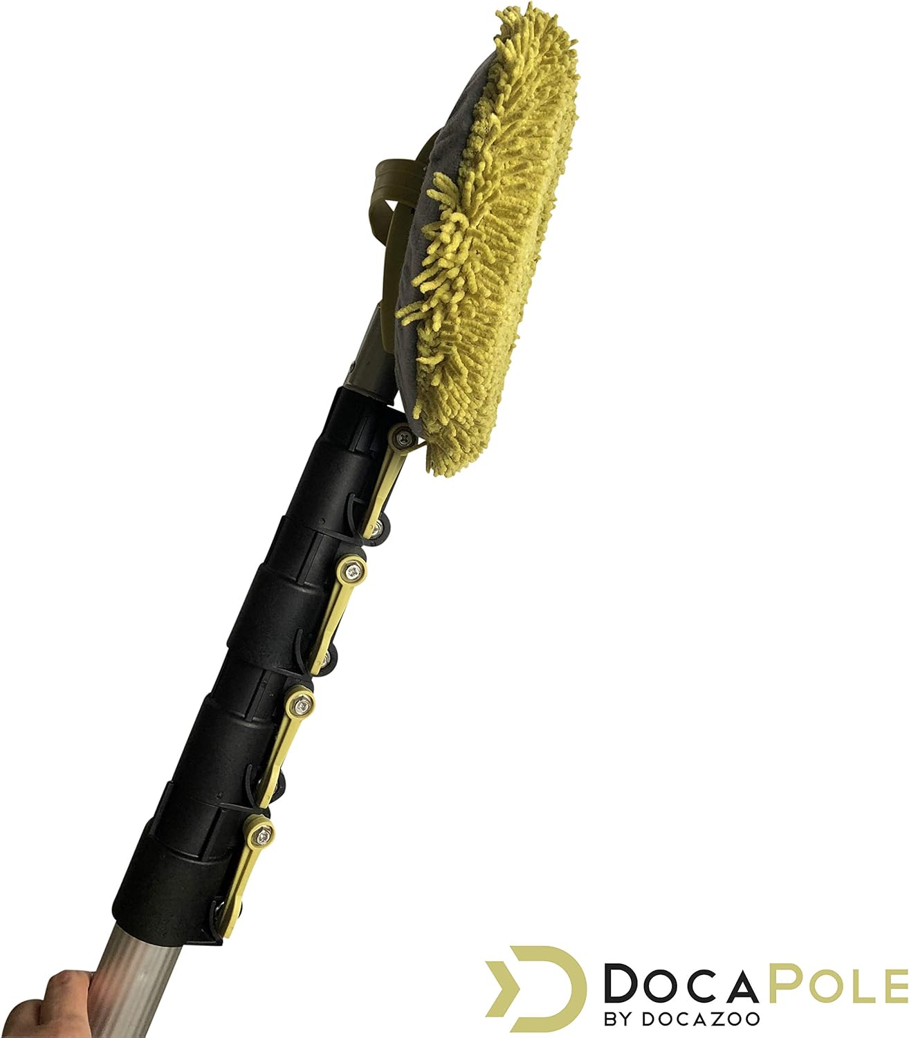 Wall Duster with Telescoping Pole and Chenille Microfiber Cleaning Head I5112