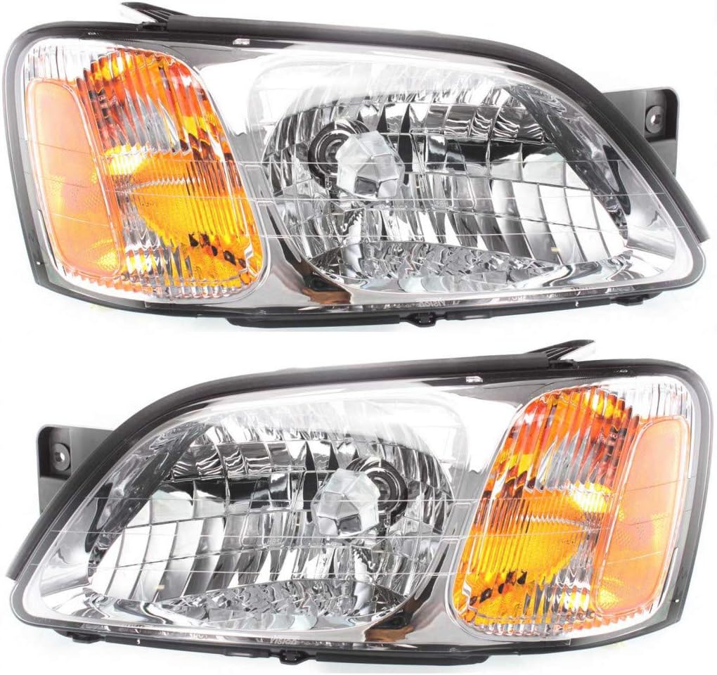 Headlight Assembly Pair with Bulbs V28044