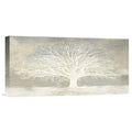 White Tree Stretched Canvas Artwork 18x22H x 36x22W Y542