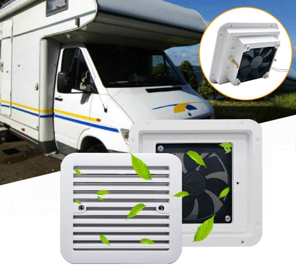 White Caravan Motorhome Side Ventilation Fan N565
