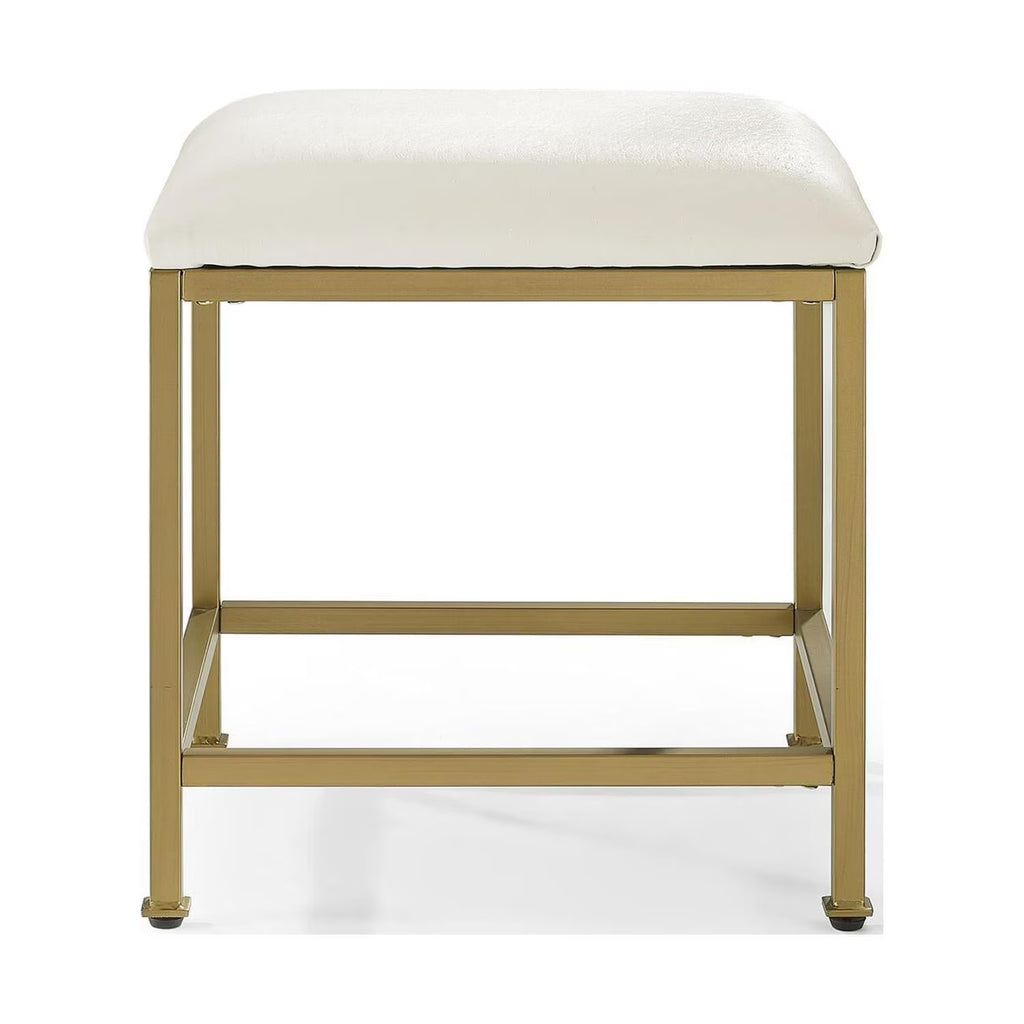 Soft Gold Vanity Stool X587