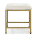 Soft Gold Vanity Stool X587