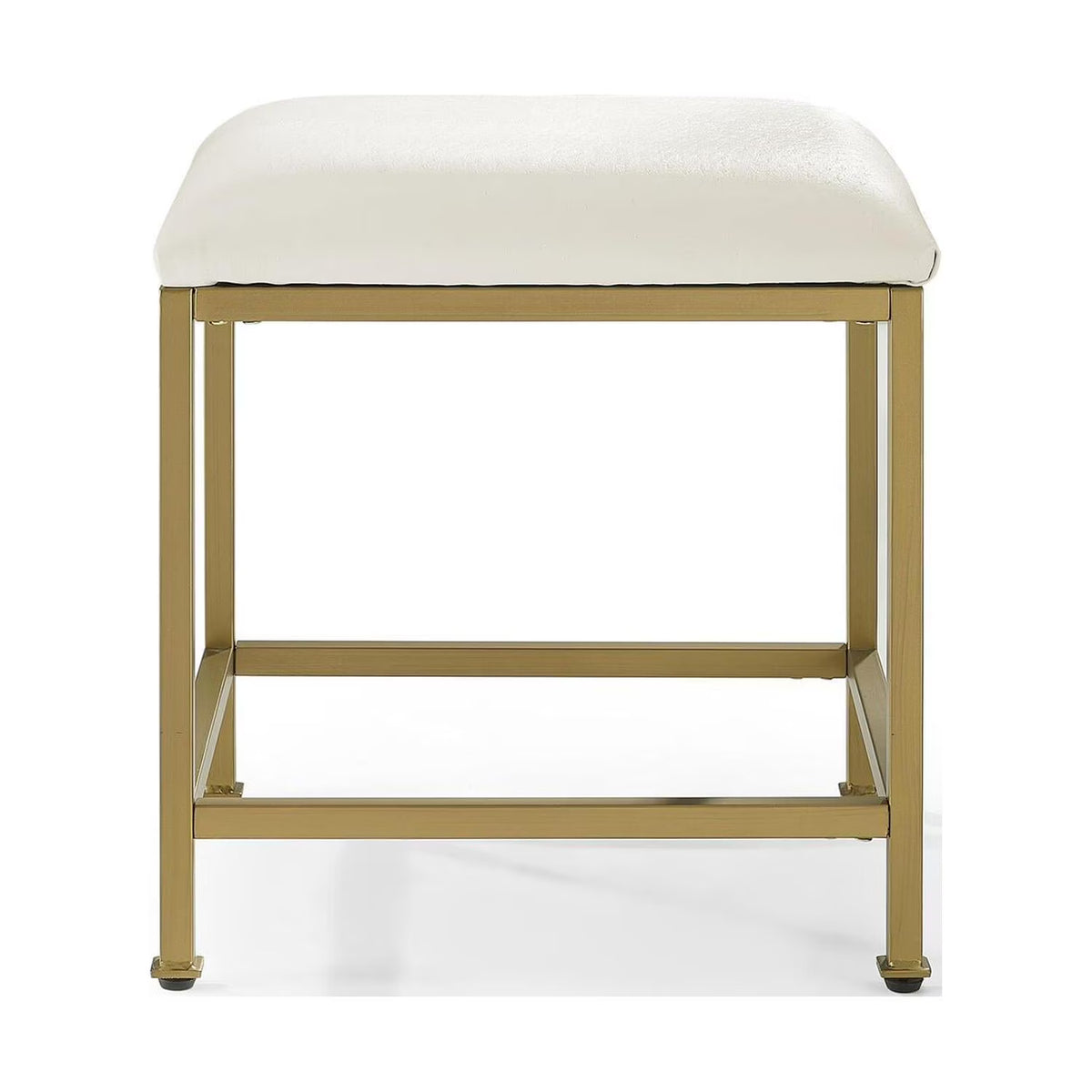 Soft Gold Vanity Stool X587