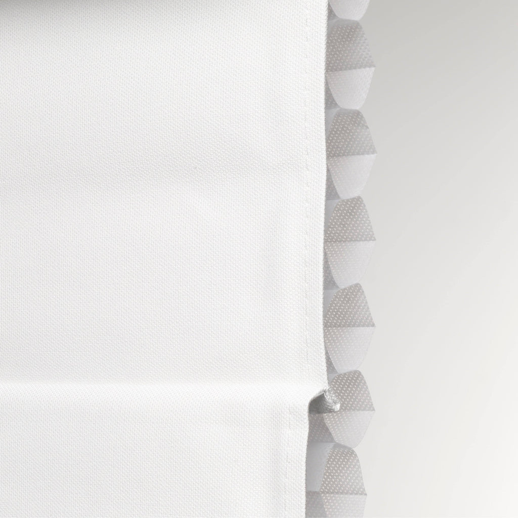White Insulating Cordless Roman Shade I6324