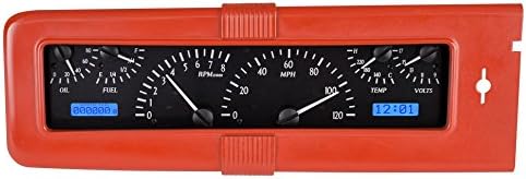 Analog Dash Gauges System Black Alloy J1544