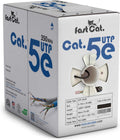 Cat5e Ethernet Cable 1000ft - 24 AWG CMR Bare Copper UTP LAN Cable (Orange) D4072