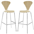 Natural Passage Dining Bar Stool Set of 2 U87393