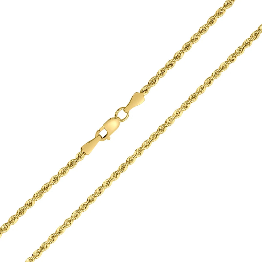 18 Inch 14K Yellow Gold Filled Rope Chain with Lobster Clasp A85088