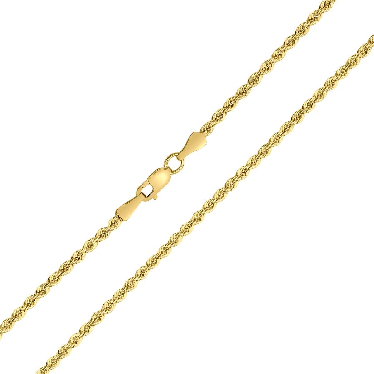 18 Inch 14K Yellow Gold Filled Rope Chain with Lobster Clasp A85088