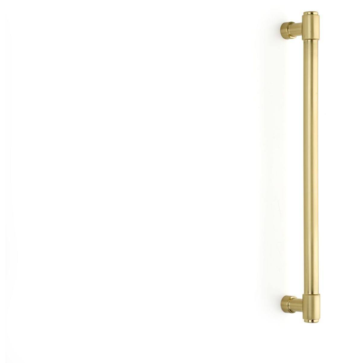Brass Appliance Pull 12 inch Center-to-Center Satin Brass S68379