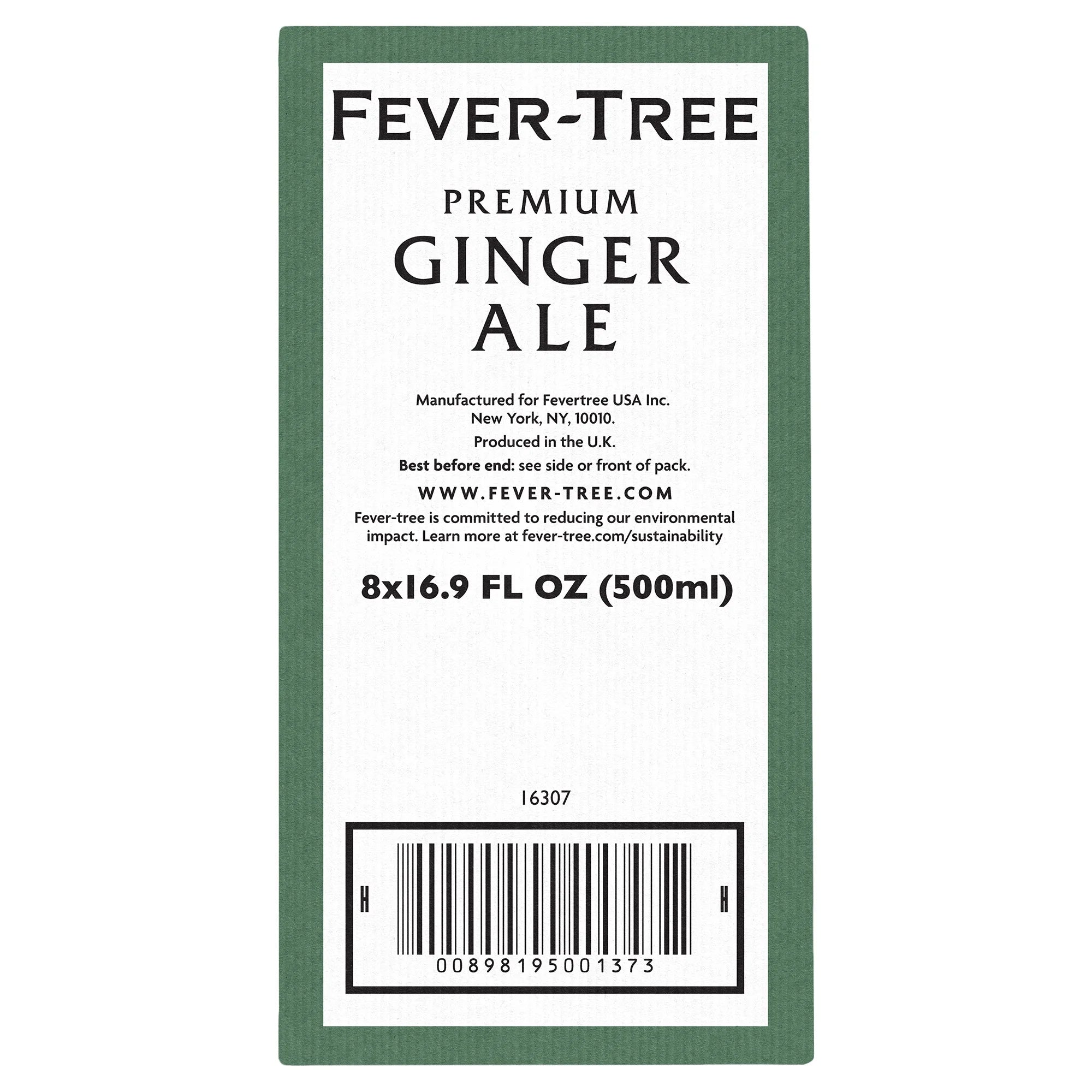 Ginger Ale, 16.9 fl oz, 8 Bottles R372026