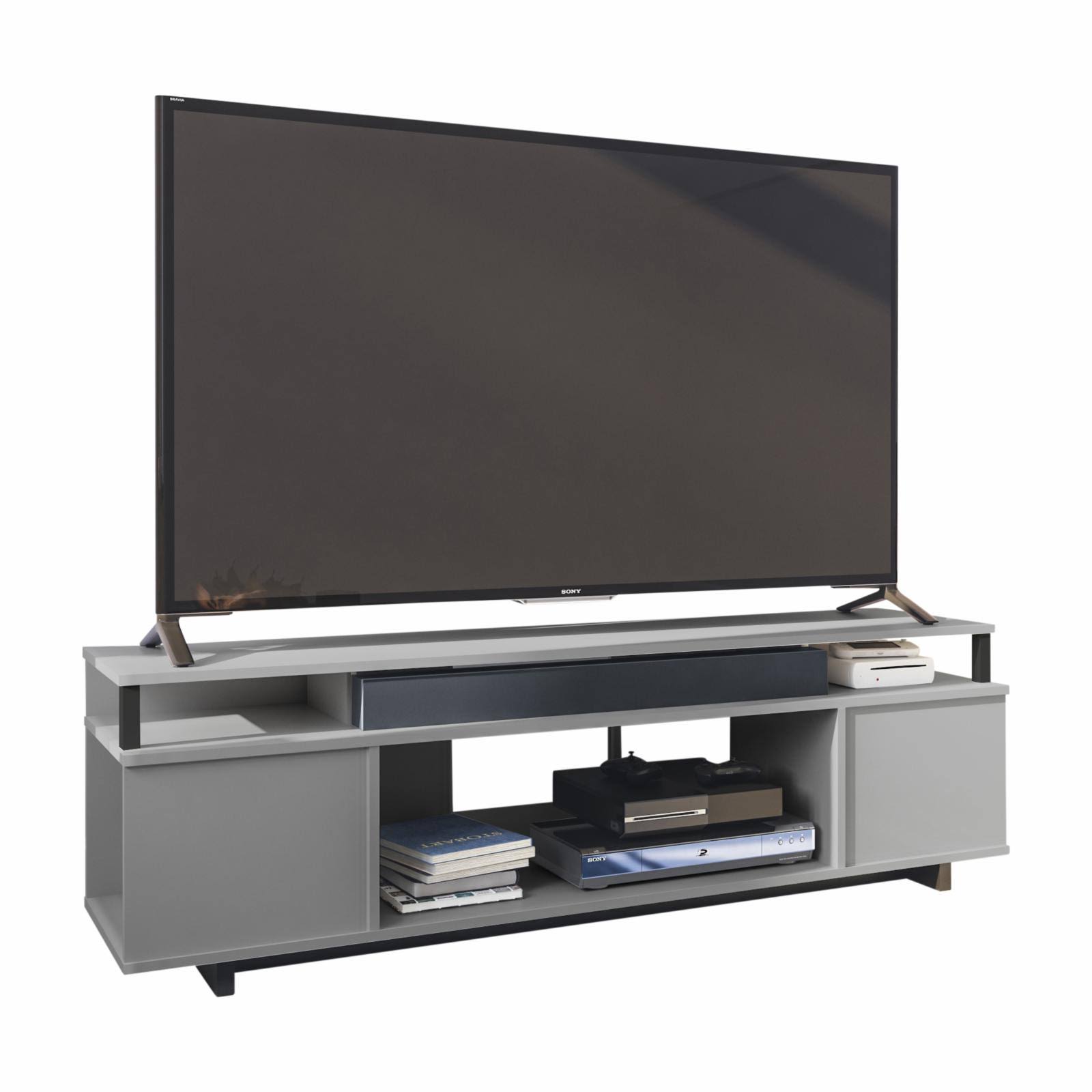 Dove Gray TV Stand for TVs Up to 65 inch A9462