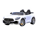 White Kids Electric Ride on Car with Remote B3756