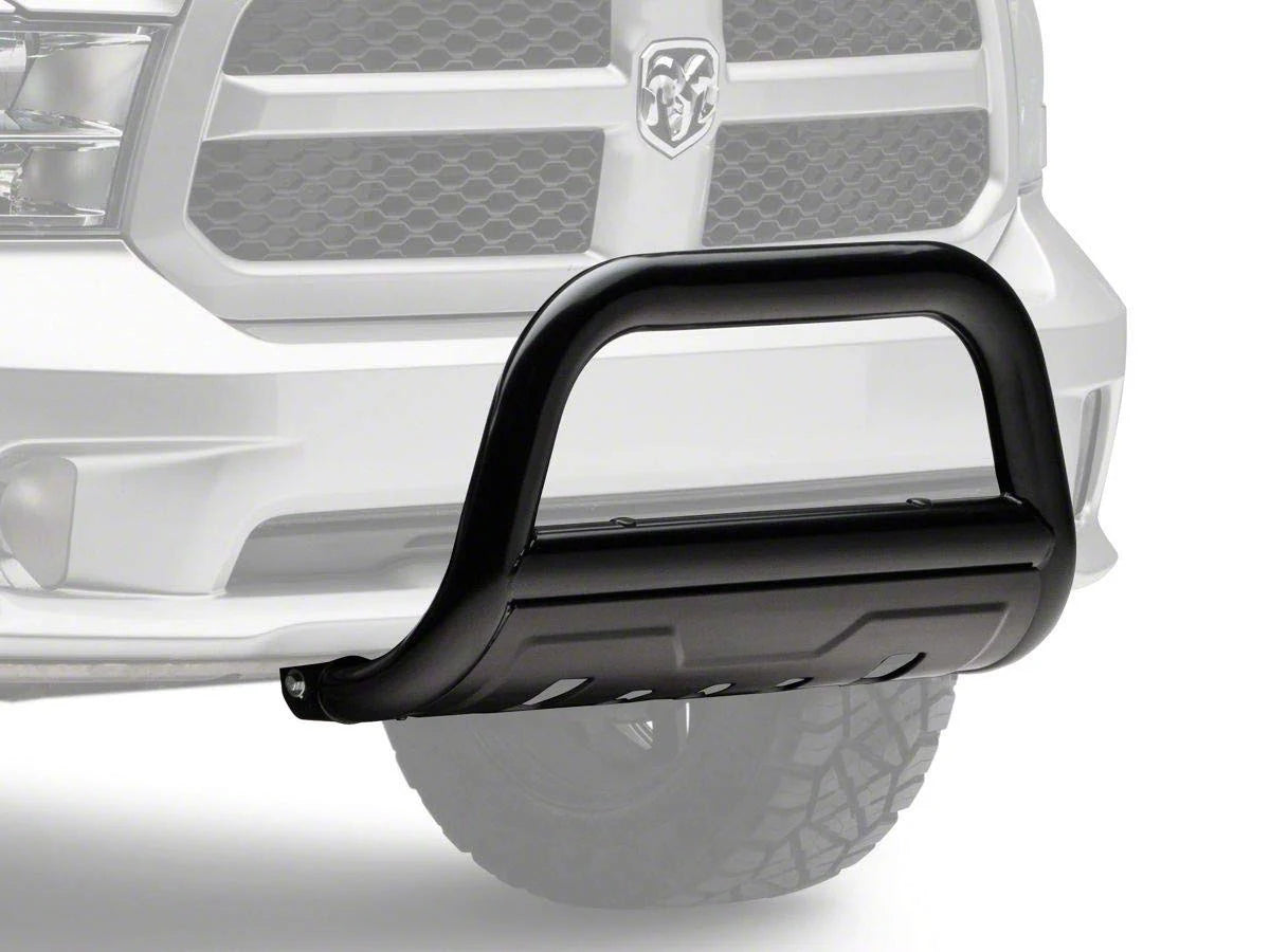 Black Oval Bull Bar with Skid Plate V870