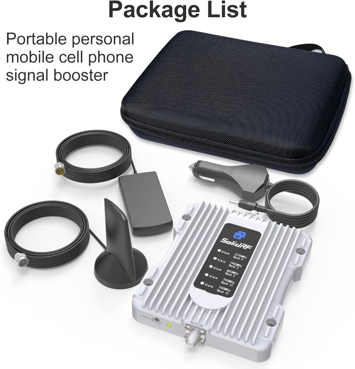 Cell Phone Booster for Car with Magnetic Roof Antenna H363252