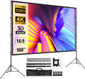 180 Inch Pull Down Projector Screen with Stand E74066
