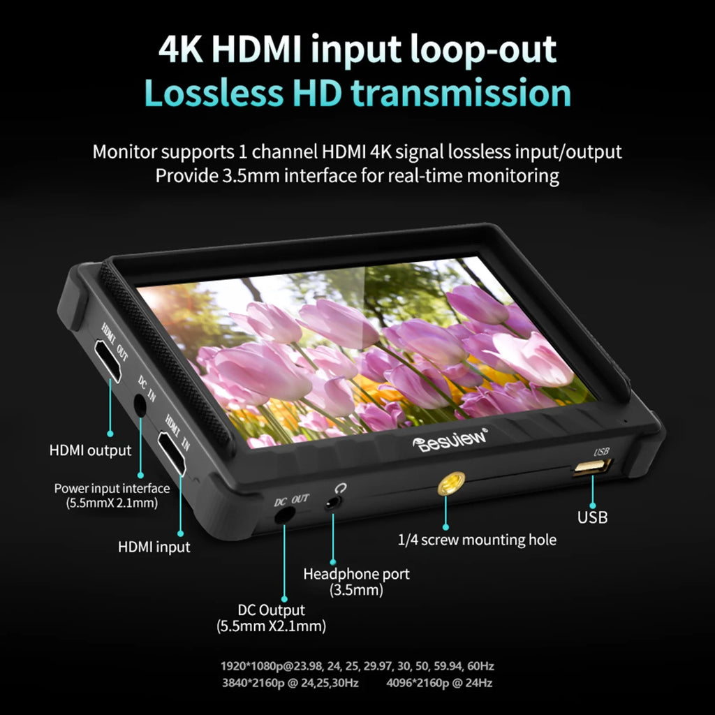 5.5 Inch Compact Field Monitor with Sunshade J804028