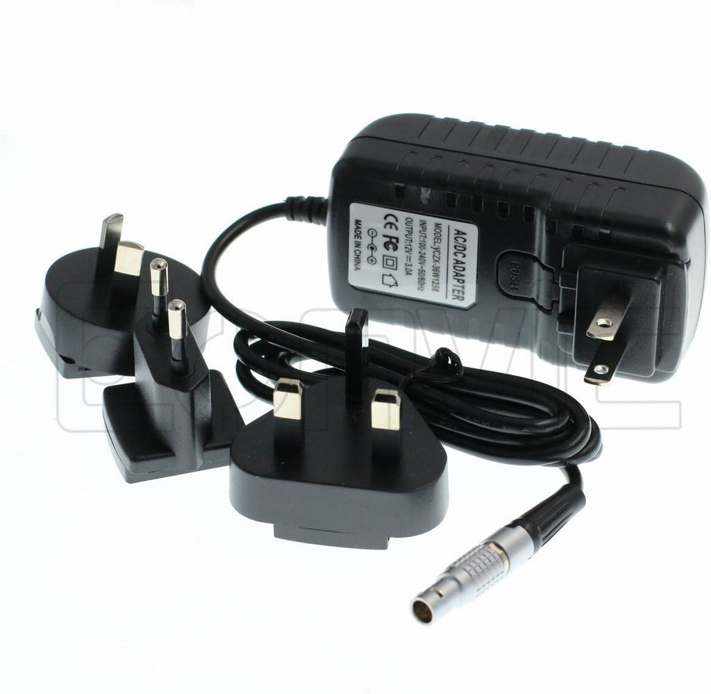2 Pin to AC Power Supply Cable with US EU Plugs, Pack of 2 V92271