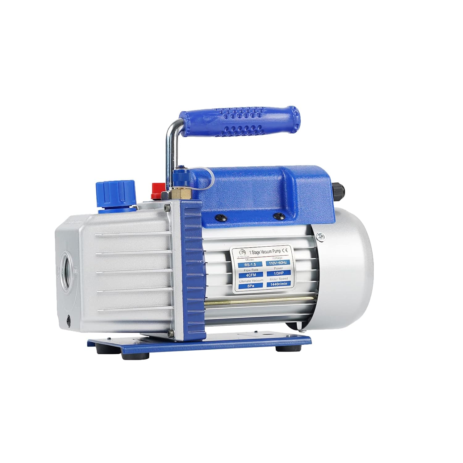 3 Gallon Stainless Steel Vacuum Chamber with 4CFM 1/3HP Single Stage Vacuum Pump T490