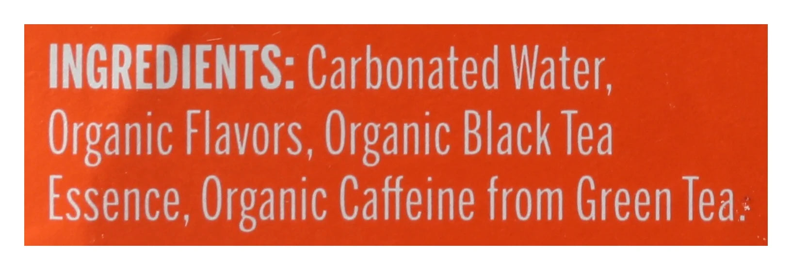 Peach Black Tea Sparkling Water, 12 Fl Oz G332