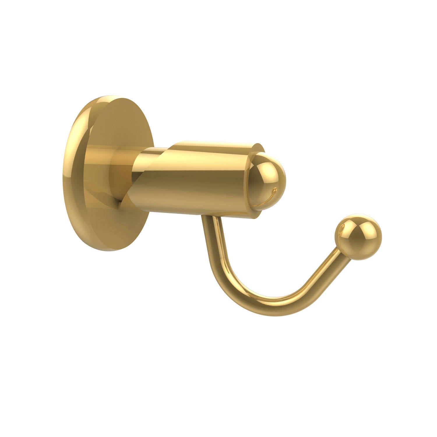 Qty 2 Polished Brass Robe Hook B47787