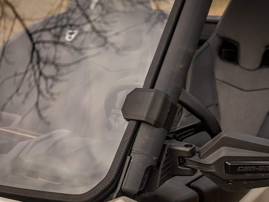 Heavy-Duty Scratch Resistant Full Vented Windshield, 1/4" Thick Polycarbonate B850