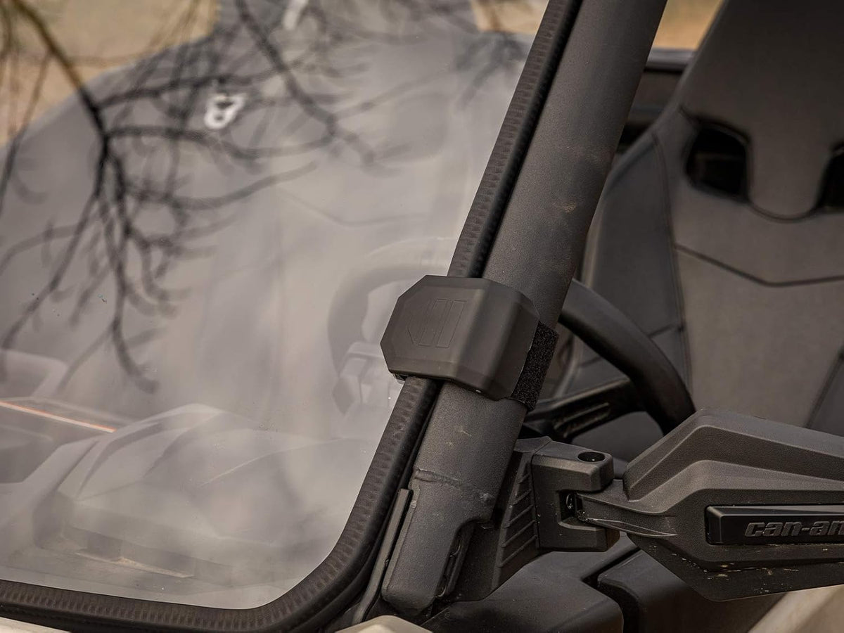 Heavy-Duty Scratch Resistant Full Vented Windshield, 1/4" Thick Polycarbonate B850