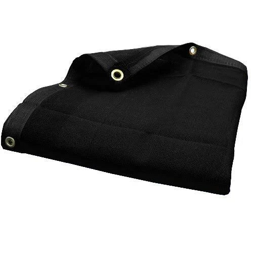 Black Heavy Duty Mesh Tarp Sun Shade Y2083