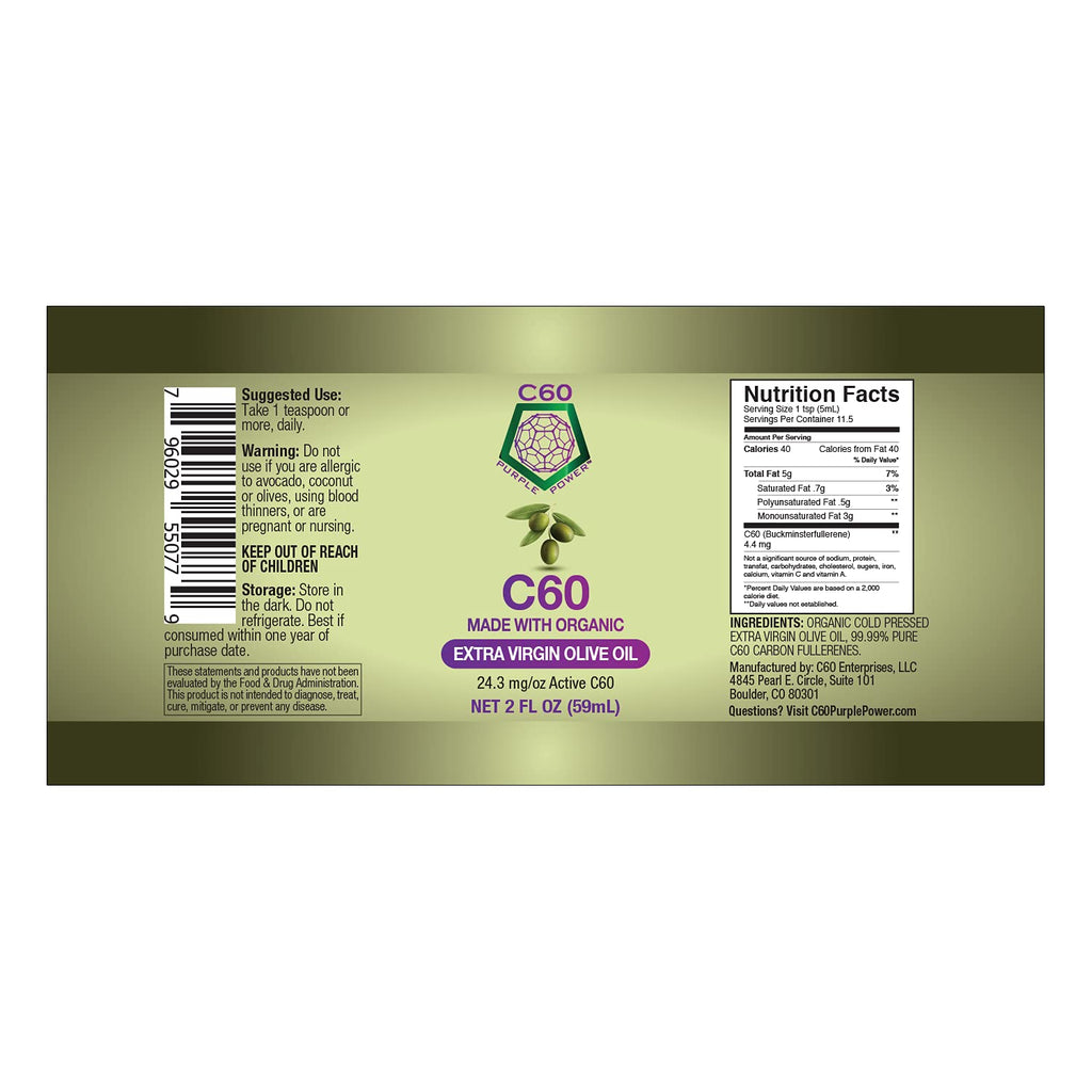 2 Fl Oz Organic Cold-Pressed Olive Oil, Pack of 2 K680898