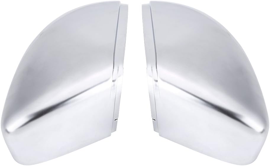 Matte Chrome Rearview Mirror Cover Trim Pair B442959