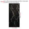 Black Silvery Marble Crack Pattern Waterproof Peel And Stick Wallpaper E8026