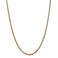 14kt Yellow Gold Diamond-Cut Rope Chain 24 inch Lobster Clasp Y765071