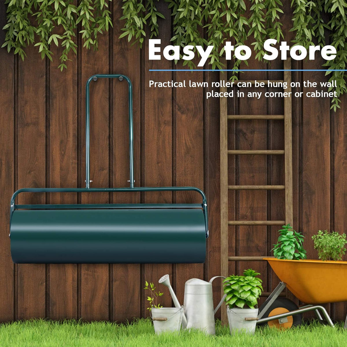 24"x13" Steel Lawn Roller E9859